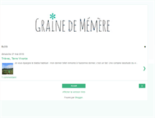 Tablet Screenshot of grainedememere.blogspot.com
