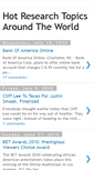 Mobile Screenshot of hot-research-topics.blogspot.com