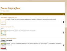 Tablet Screenshot of inspiracoesdoces.blogspot.com