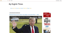 Desktop Screenshot of myenglishtimes.blogspot.com