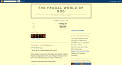 Desktop Screenshot of docsfrugalworld.blogspot.com