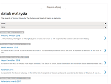Tablet Screenshot of datukmalaysia.blogspot.com