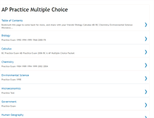 Tablet Screenshot of apmultiplechoice.blogspot.com