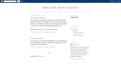 Desktop Screenshot of breathemovedance.blogspot.com