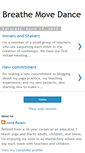 Mobile Screenshot of breathemovedance.blogspot.com