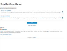 Tablet Screenshot of breathemovedance.blogspot.com