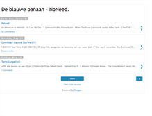 Tablet Screenshot of blauwebanaan.blogspot.com