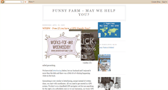 Desktop Screenshot of funnyfarm-maywehelpyou.blogspot.com