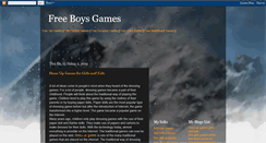 Desktop Screenshot of free-boys-games-online.blogspot.com