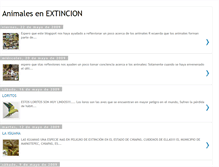 Tablet Screenshot of nena-extincionanimals.blogspot.com