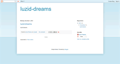 Desktop Screenshot of luzid-dreams.blogspot.com