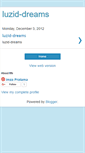 Mobile Screenshot of luzid-dreams.blogspot.com