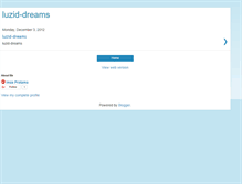 Tablet Screenshot of luzid-dreams.blogspot.com