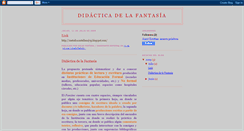 Desktop Screenshot of didacticadelafantasia.blogspot.com