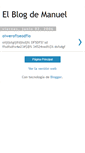 Mobile Screenshot of elblogdemanu.blogspot.com