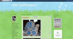 Desktop Screenshot of mittkortmakeri.blogspot.com