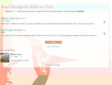 Tablet Screenshot of bibleyearly.blogspot.com