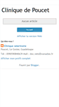 Mobile Screenshot of clinique-de-poucet.blogspot.com