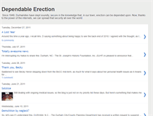 Tablet Screenshot of dependableerection.blogspot.com