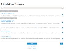 Tablet Screenshot of animals-club-freedom.blogspot.com