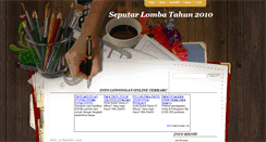 Desktop Screenshot of informasilomba2010.blogspot.com