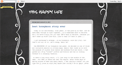Desktop Screenshot of happylifeofhannah.blogspot.com