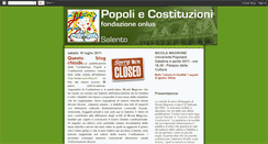 Desktop Screenshot of popoliecostituzioni.blogspot.com