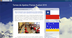 Desktop Screenshot of prensaaustral2010.blogspot.com