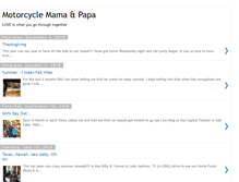 Tablet Screenshot of motorcyclemamapapa.blogspot.com