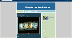 Desktop Screenshot of photoofkorea.blogspot.com