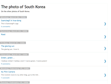 Tablet Screenshot of photoofkorea.blogspot.com