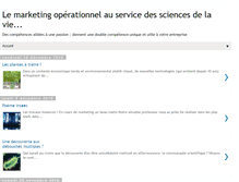 Tablet Screenshot of marketingoperationnel-sciencesdelavie.blogspot.com