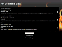 Tablet Screenshot of hotboxradioblog.blogspot.com