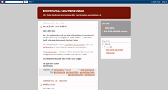 Desktop Screenshot of kostenlose-geschenkideen.blogspot.com