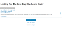 Tablet Screenshot of dogobediencebook.blogspot.com