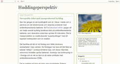 Desktop Screenshot of huddingeperspektiv.blogspot.com