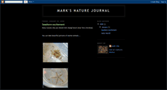 Desktop Screenshot of marksnaturejournal.blogspot.com