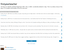 Tablet Screenshot of firstyearteacher.blogspot.com