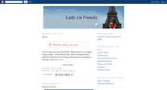 Desktop Screenshot of leithinfrench.blogspot.com