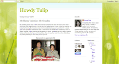 Desktop Screenshot of howdytulip.blogspot.com