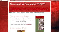 Desktop Screenshot of conjuradosensayo.blogspot.com