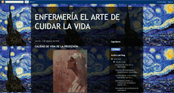 Desktop Screenshot of elartedecuidarlavida.blogspot.com