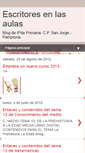 Mobile Screenshot of escritoresenlasaulas.blogspot.com