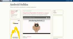 Desktop Screenshot of androidsalkku.blogspot.com