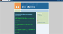 Desktop Screenshot of dicasetutoriaismais.blogspot.com