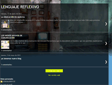 Tablet Screenshot of lenguajereflex.blogspot.com