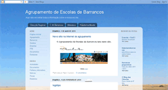 Desktop Screenshot of agrupamentoescolasbarrancos.blogspot.com