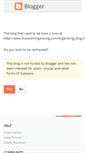 Mobile Screenshot of discoverorganizing.blogspot.com