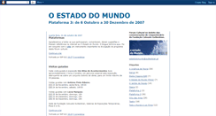 Desktop Screenshot of o-estado-do-mundo.blogspot.com