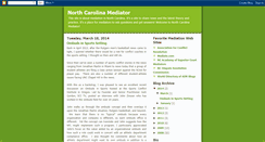 Desktop Screenshot of ncmediator.blogspot.com